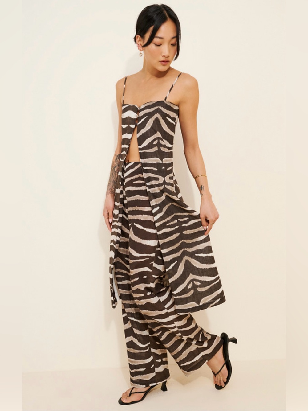 Especia Zebra Longline Top